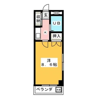 エランヴィタール【4階】の間取り