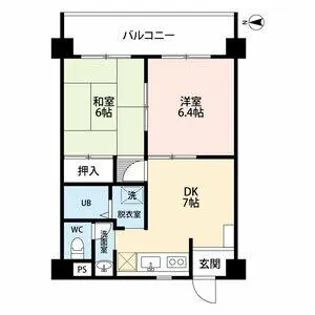 グランドステータス林(グランドステータスハヤシ)【2階】の間取り