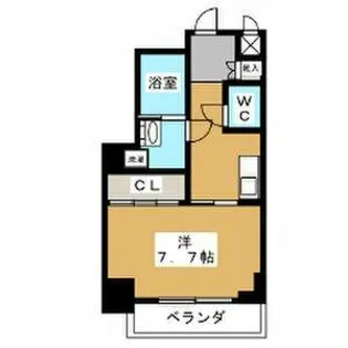 プレディアスタイル白川公園【6階】の間取り