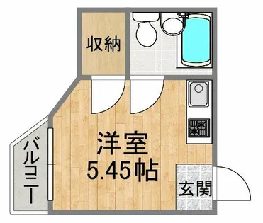 プレアール天王寺【2階】の間取り