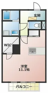 メゾンドスリーゼ【103号室】の間取り
