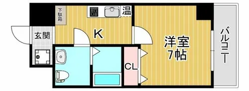 レクシア南瓦町【2階】の間取り