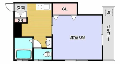 ジーナ我孫子【3階】の間取り