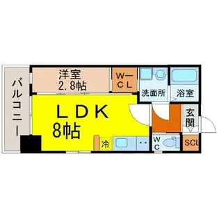 オリス丸の内【7階】の間取り