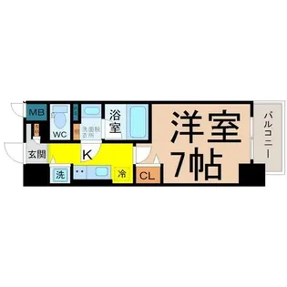 ル・シエル大秋【9階】の間取り