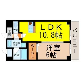 ルセルクル【5階】の間取り