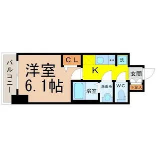 アステリ鶴舞エーナ【8階】の間取り
