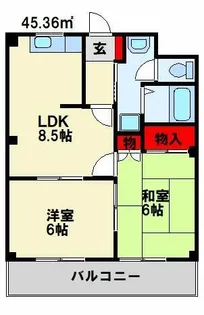 エクシード菊入Ⅰ【3階】の間取り