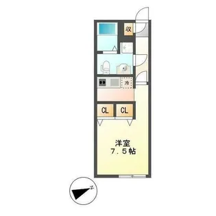 Branche千種公園【202号室】の間取り