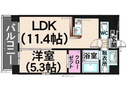 クレメンティア【2階】の間取り