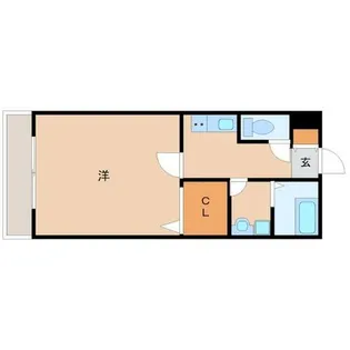 ジーメゾン大物【2階】の間取り