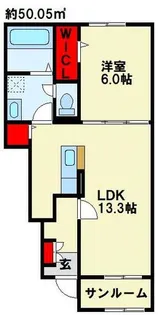 グランノ1【1階】の間取り