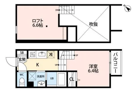 ディーライズ春日【205号室】の間取り