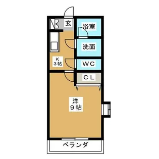 リヴェル下島【1階】の間取り