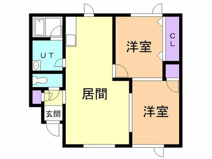 ホワイトステージ【105号室】の間取り