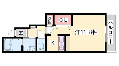 ディア ベルジュ【103号室】の間取り
