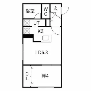 Activat元町【2階】の間取り