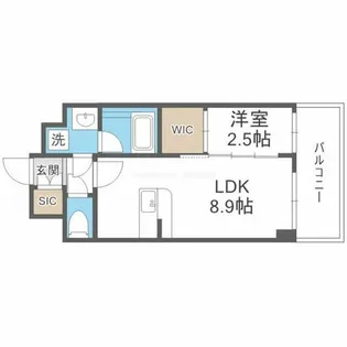 セレニテ新大阪グランデ シュッド【11階】の間取り