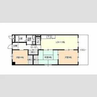 愛知県名古屋市中川区法華1丁目【マンション】の間取り
