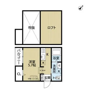モーント麦野【1階】の間取り