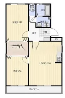 坂井ビル【3階】の間取り