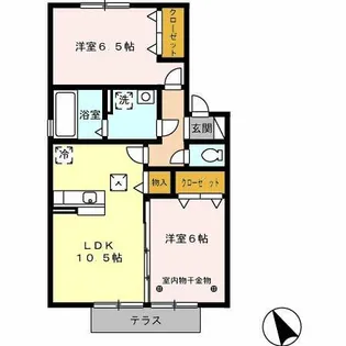 リズリーガーデン【1階】の間取り
