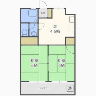 プレアール今光【305号室】の間取り