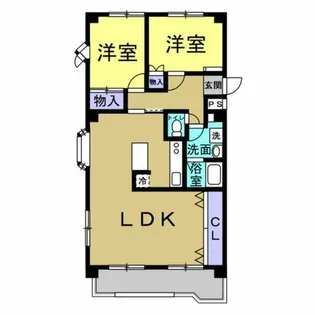 メゾンドヴェール【3A号室】の間取り