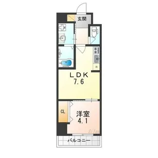 大阪府大阪市旭区新森6丁目【マンション】の間取り