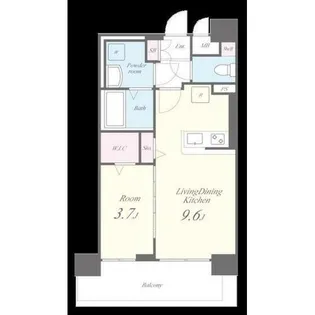 SAKURA天神【5階】の間取り