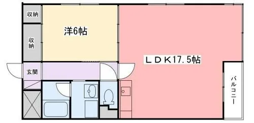 広畑中村コーポ【2階】の間取り