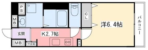 インタービレッジ船丘【3階】の間取り