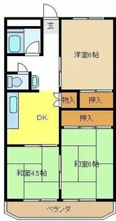横地ビル【2階】の間取り
