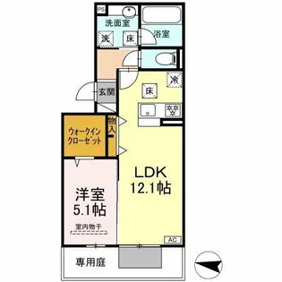HABITAT YOSHINO【3階】の間取り
