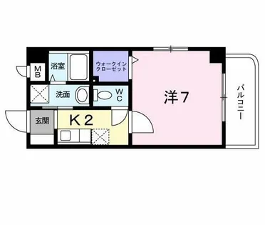 エルマーノ下到津【2階】の間取り