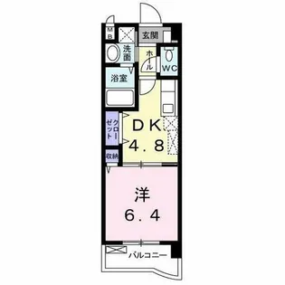 アーバンフォレスト片野【1階】の間取り