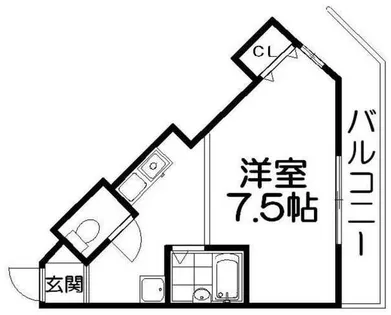 ブロッサムサンキョー【3階】の間取り