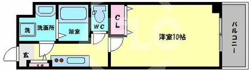 プリマベーラ新今里【5階】の間取り