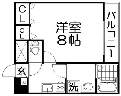 ドムス寝屋川【2階】の間取り