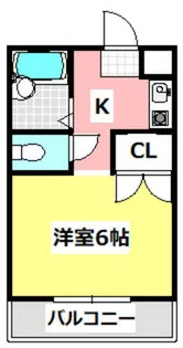 サウスロードⅢ【303号室】の間取り