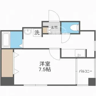 ロイヤルコート【4階】の間取り