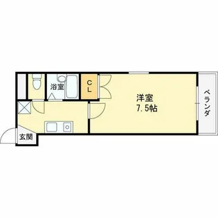 メゾン尾上【7階】の間取り