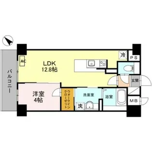 大阪府大阪市北区大淀中5丁目【マンション】の間取り