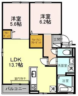 コモ エスタ 上ノ丸【3階】の間取り