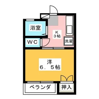 1Kの間取り画像