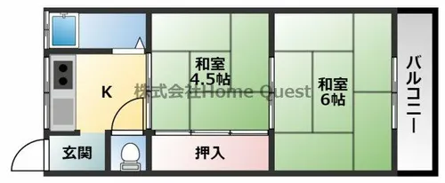 七福荘【1階】の間取り