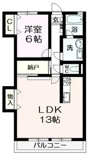 メゾンドゥ南海【3階】の間取り