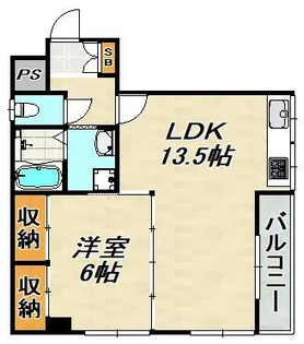 ダイヤハイツ板宿【2階】の間取り