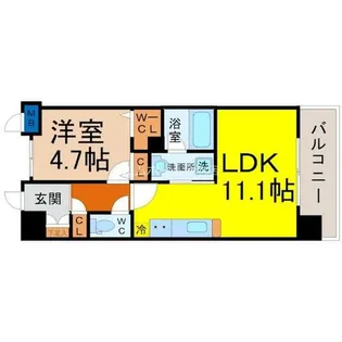 グランレコルト【5階】の間取り