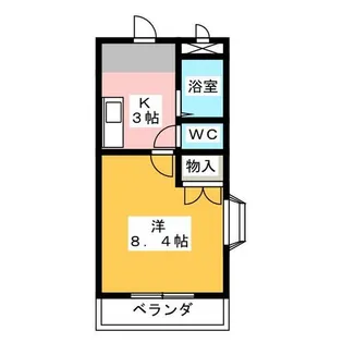 ヒルズ森【2階】の間取り